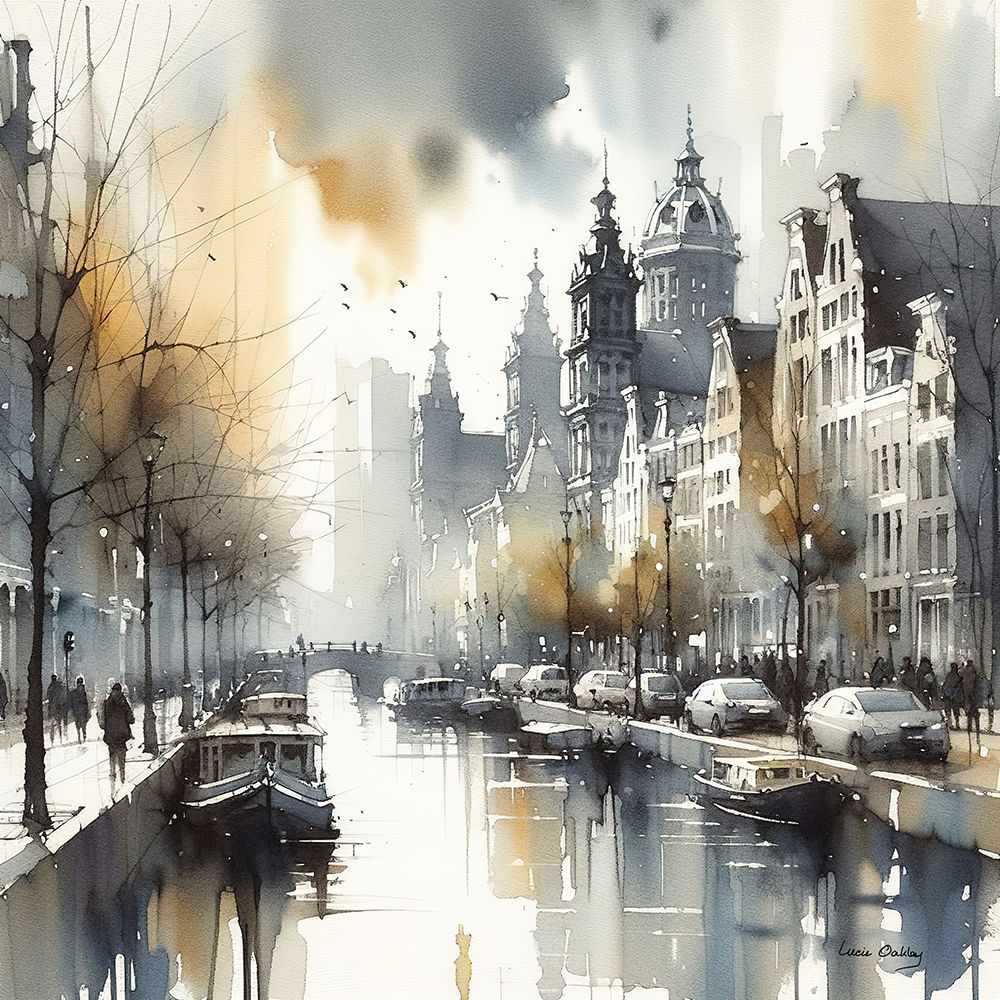 Manhã nos Canais de Amsterdã II — Oakley, Lucie