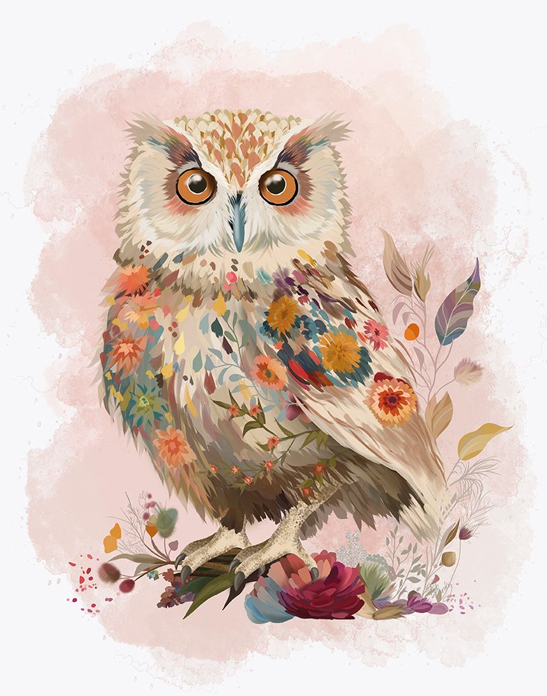 Coruja Floralessence 1 — Fab Funky
