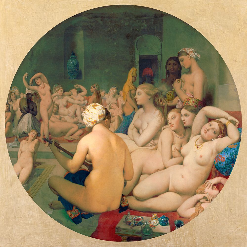 O Banho Turco, 1863 — Jean-Auguste-Dominique Ingres