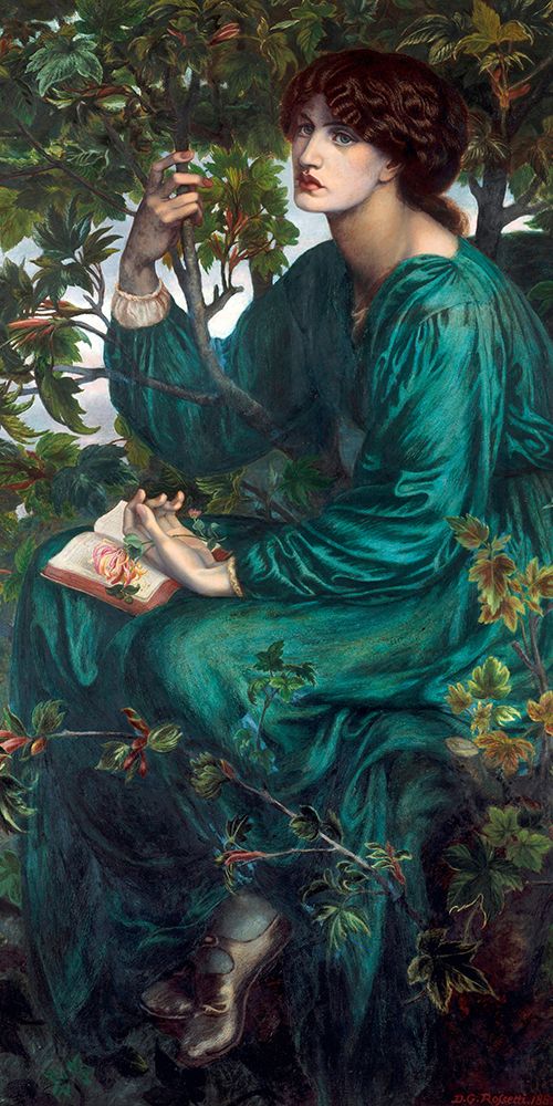 O Devaneio, 1880 — Dante Gabriel Rossetti