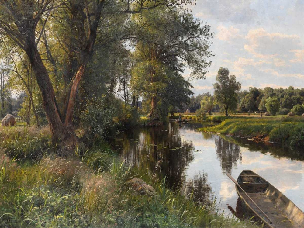 Sommer landskab — Monsted, Peder Mork