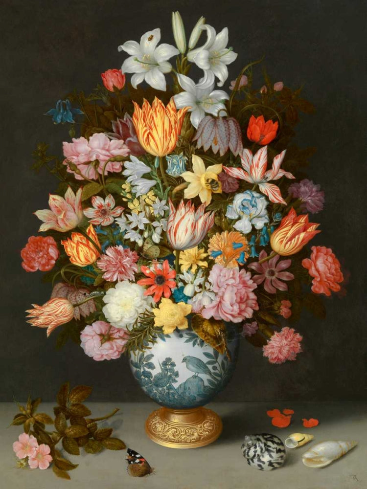 A still life of flowers in a Wan-Li Vase — Bosschaert the Elder, Ambrosius