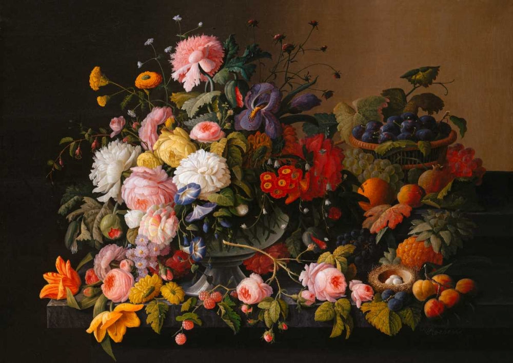 Flowers and Fruits — Roesen, Severin
