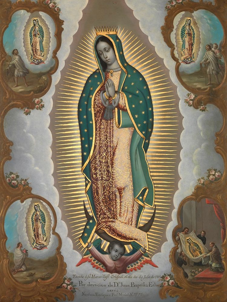 The Virgin of Guadalupe with the Four Apparitions 1 — Enriquez, Nicolas