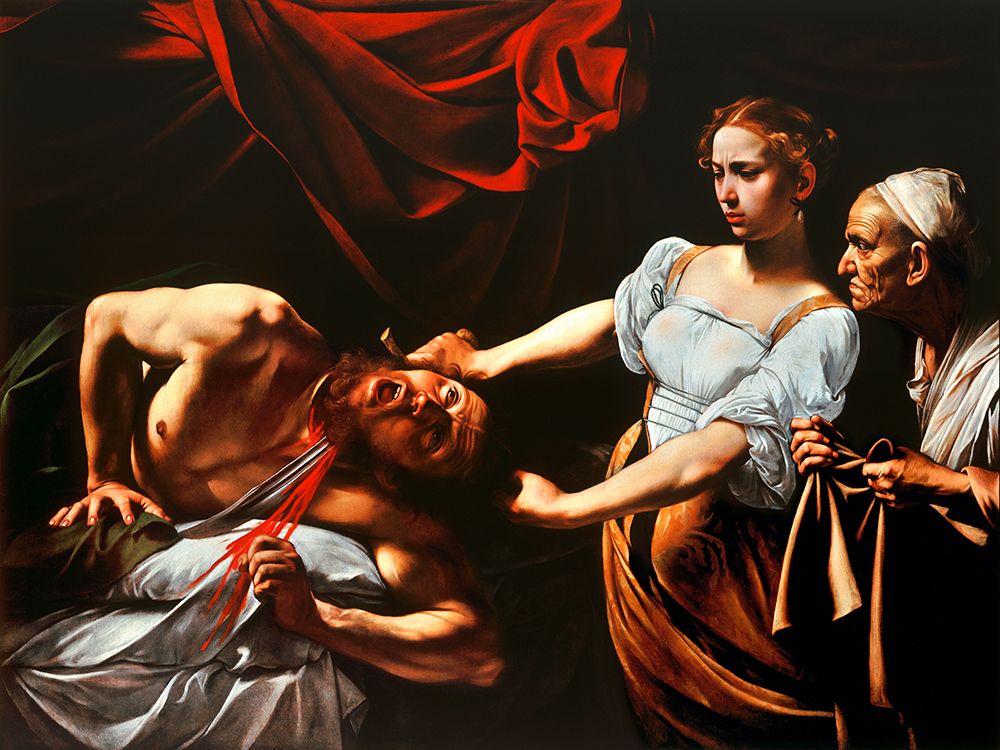Judite a Decapitar Holofernes, 1598-1599 — Caravaggio