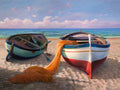 Barche sulla spiaggia — Galasso, Adriano