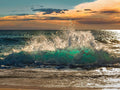 Wave crashing on the beach, Kauai Island, Hawaii — Pangea Images
