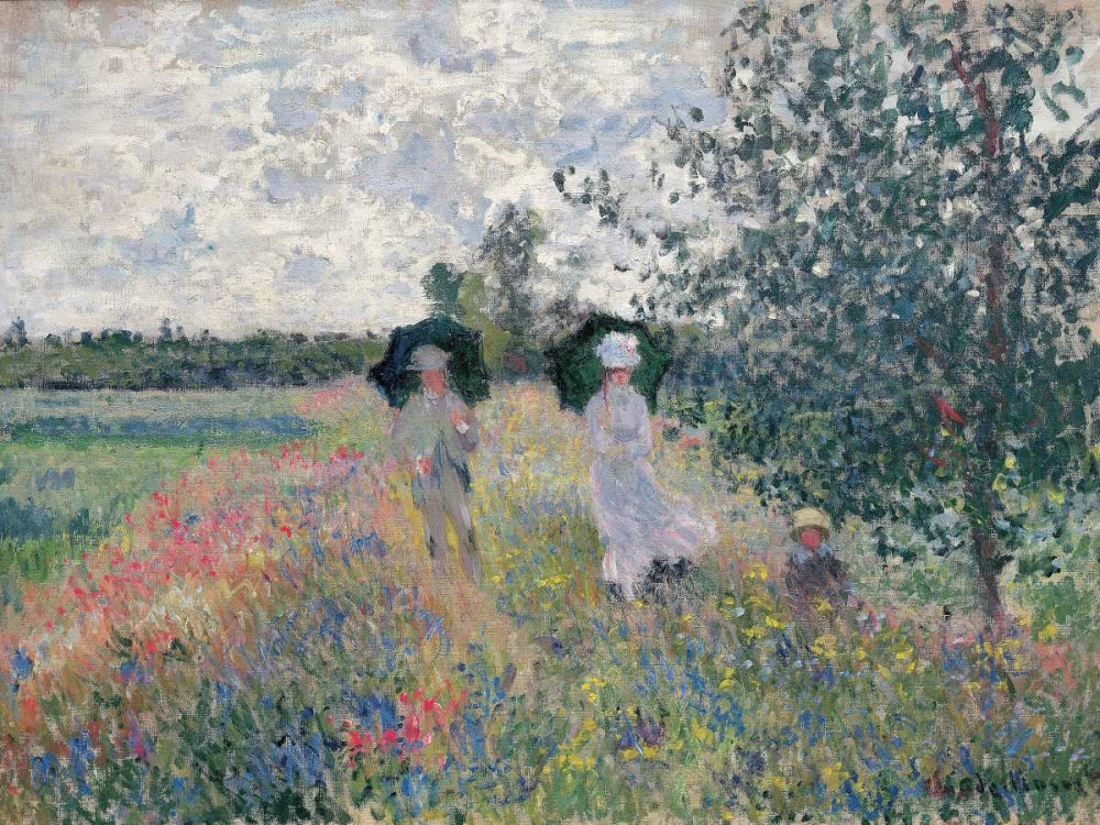 Promenade pres dâArgenteuil — Monet, Claude