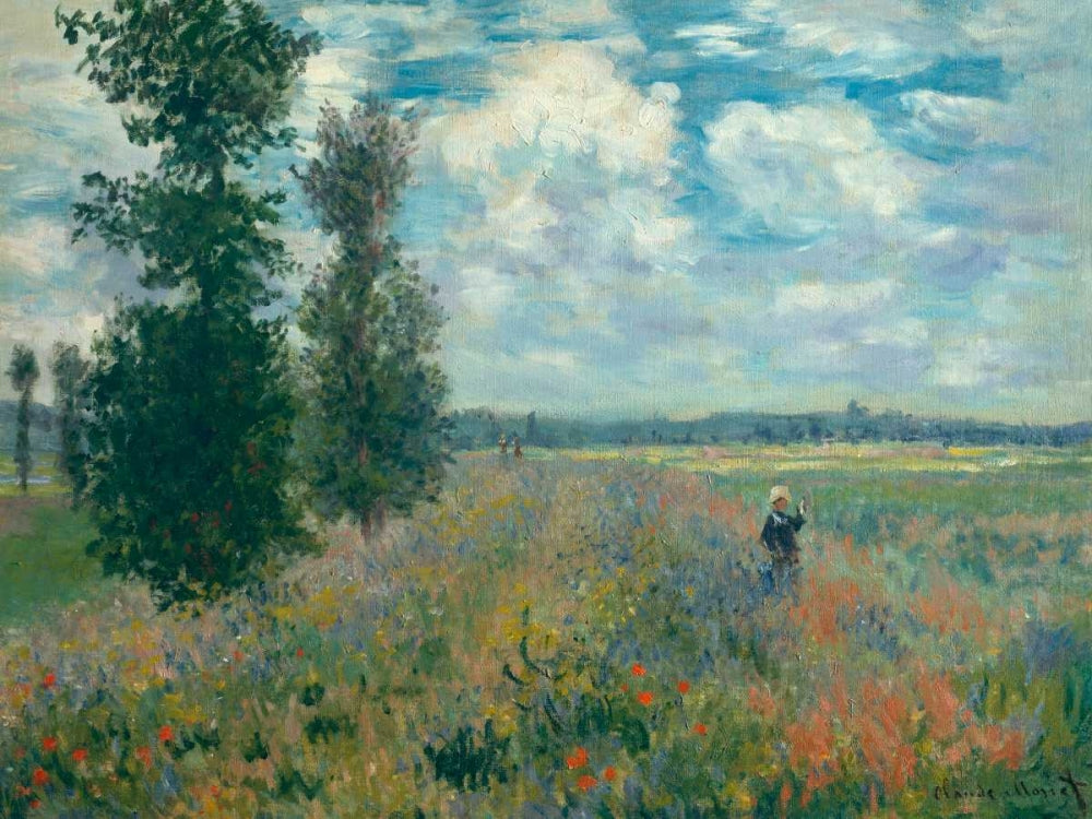 Poppy Fields near Argenteuil — Monet, Claude