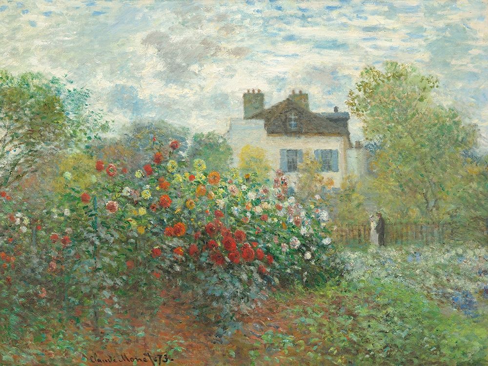 The Artists Garden in Argenteuil — Monet, Claude
