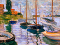 Voiliers sur la Seine — Monet, Claude