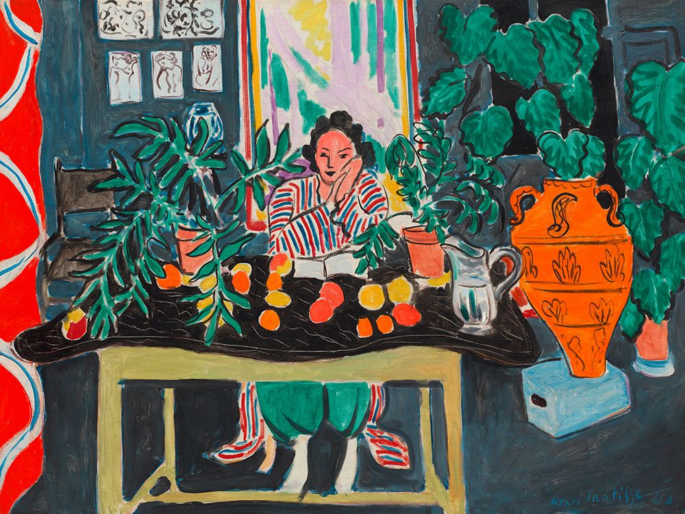 Interior com Vaso Etrusco — Henri Matisse