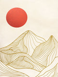 Sunset on the Mountains I — Sayaka, Miko