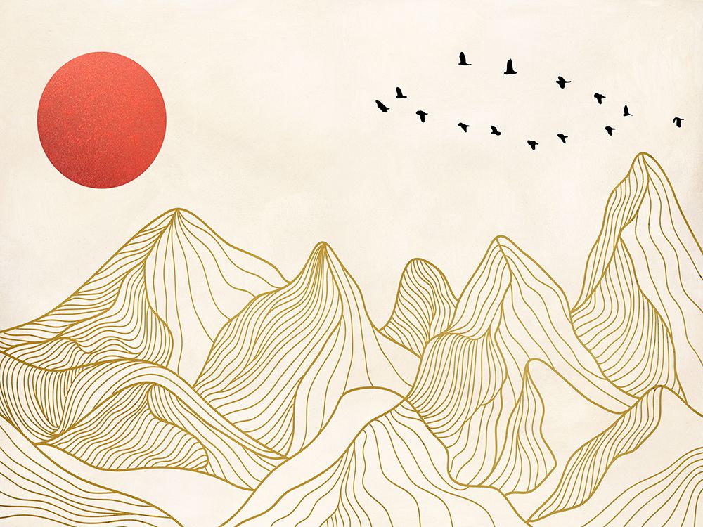 Sunset on the Mountains — Sayaka, Miko