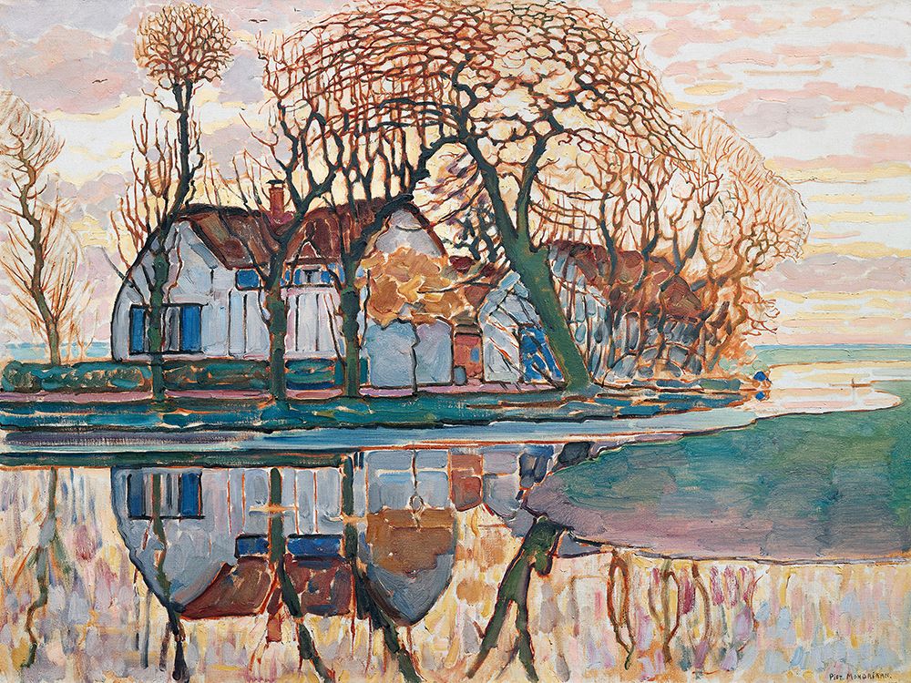 Farm near Duivendrecht — Mondrian, Piet