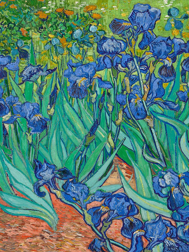 Irises (detalhe) II — van Gogh, Vincent