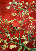 Van Gogh Deco â Mandorlo in fiore (red variation, detail) — van Gogh, Vincent