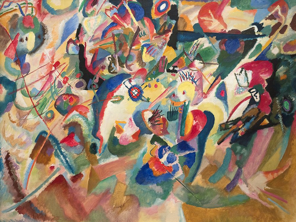 Draft 3 to Composition VII — Kandinsky, Wassily
