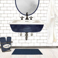 Banho Rústico II Azul-Marinho Lavabo — Reed, Tara