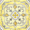 Medalhão-Joia 2 — amarelo e cinza II — Coulter, Cynthia