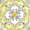 Medalhão-Joia 4 — amarelo e cinza IV — Coulter, Cynthia