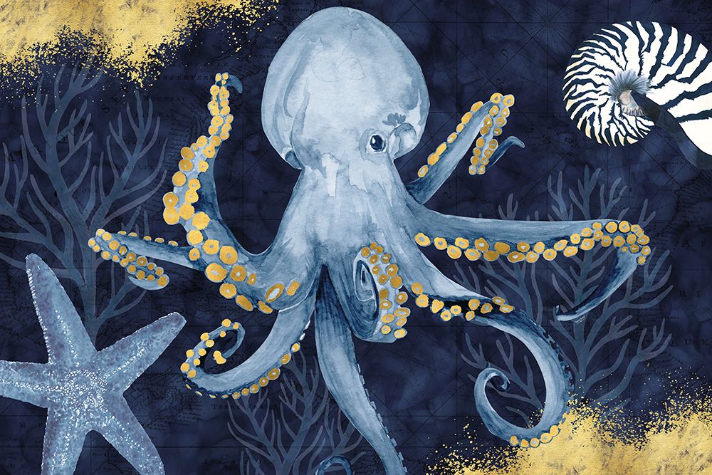 Mar Profundo Azul I em Ouro Azul — Reed, Tara