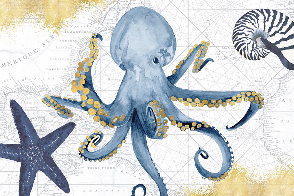 Mar Profundo Azul I Ouro Branco — Reed, Tara