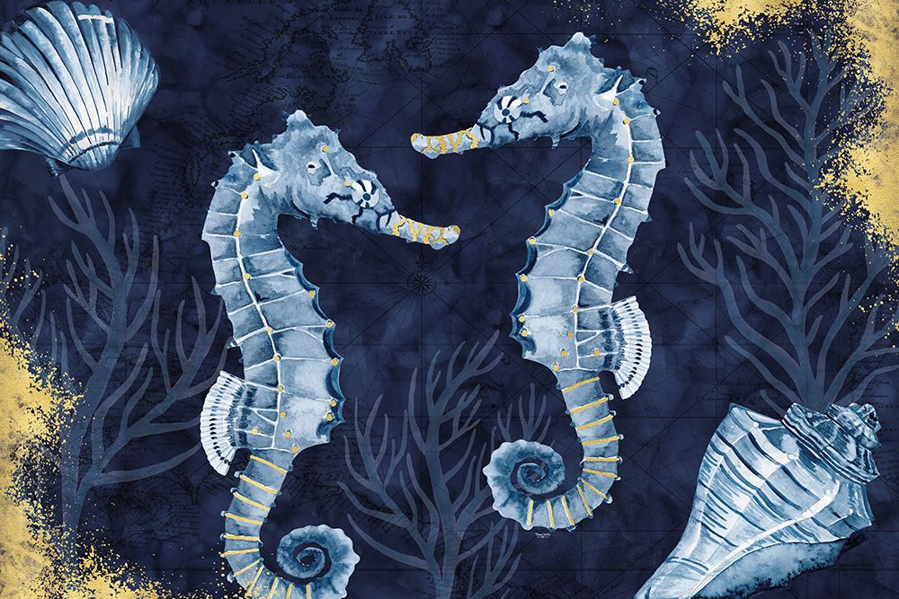 Mar Profundo Azul IV em Ouro Azul — Reed, Tara