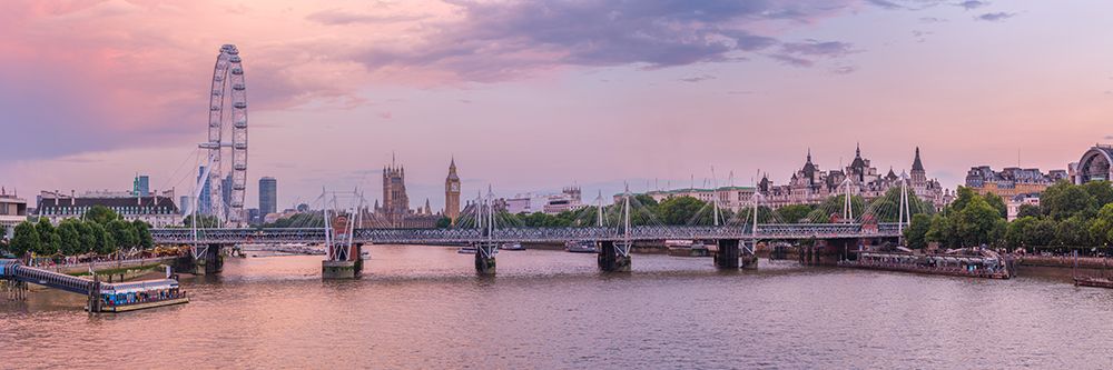 Londres ao Anoitecer sobre o Tâmisa — Assaf Frank