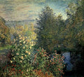 Quiet Corner in the Garden of Montgeron — Monet, Claude