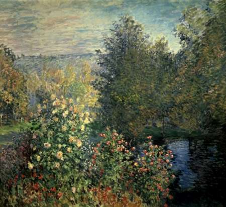 Quiet Corner in the Garden of Montgeron — Monet, Claude