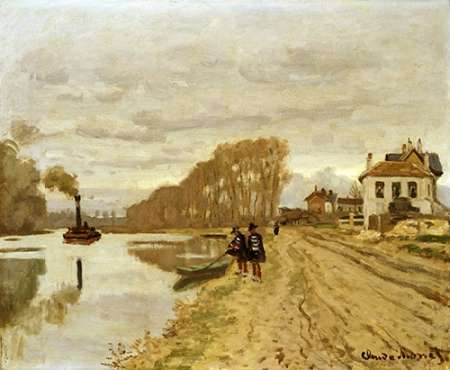 Infantrymen of the Flanant Guard on the Water — Monet, Claude