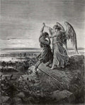 Jacob Wrestling With The Angel — Dore, Gustave