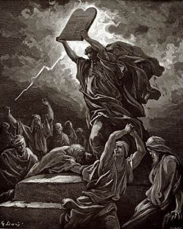 Moses Breaking The Tablets Of The Law — Dore, Gustave