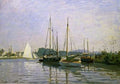 Boats: Regatta at Argenteuil c. 1872-73 — Monet, Claude