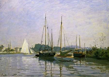 Boats: Regatta at Argenteuil c. 1872-73 — Monet, Claude