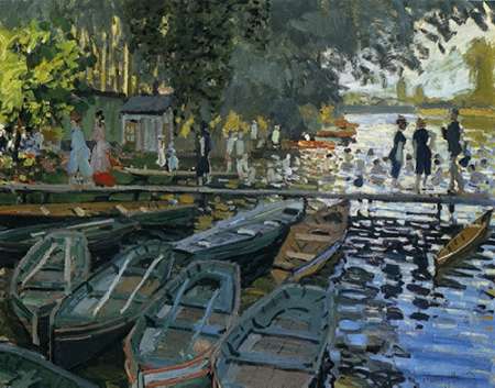 Bathing At La Grenouillere 1869 — Monet, Claude