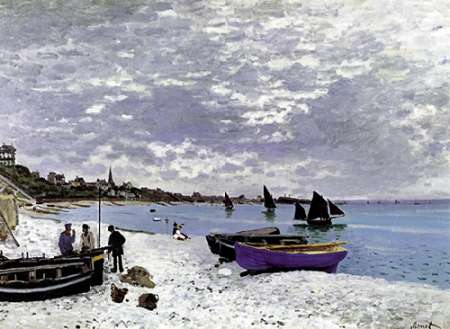 Beach At Sainte Adresse 1867 — Monet, Claude