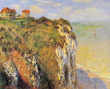 Cilffs At Dieppe 1882 — Monet, Claude