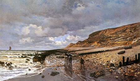 La Pointe De La Heve At Low Tide — Monet, Claude