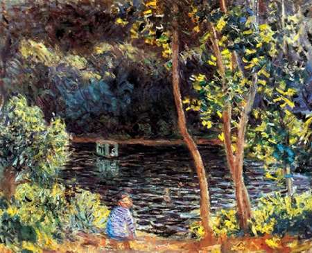 The Artists Floating Studio 1876 — Monet, Claude
