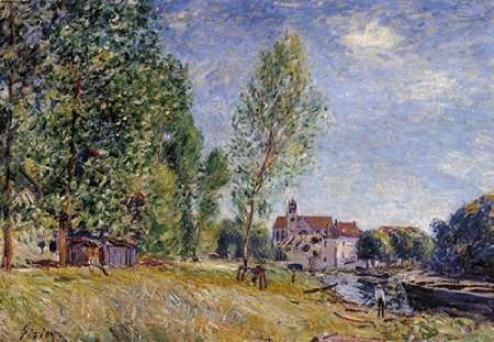 Matrats Boatyard Moret Sur Loing — Sisley, Alfred