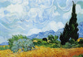 Wheat Field with Cypresses I — Van Gogh, Vincent
