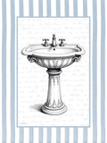 Lavabo Vintage — lettered And lined