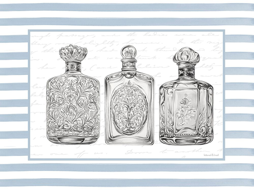 Frascos de Perfume Vintage — lettered And lined