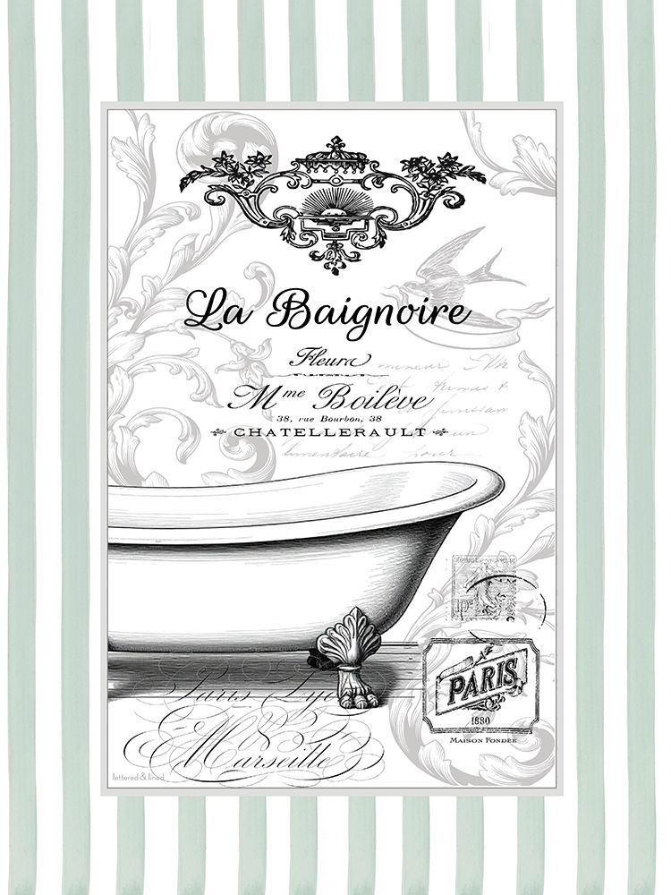 La Baignoire 2 — lettered And lined