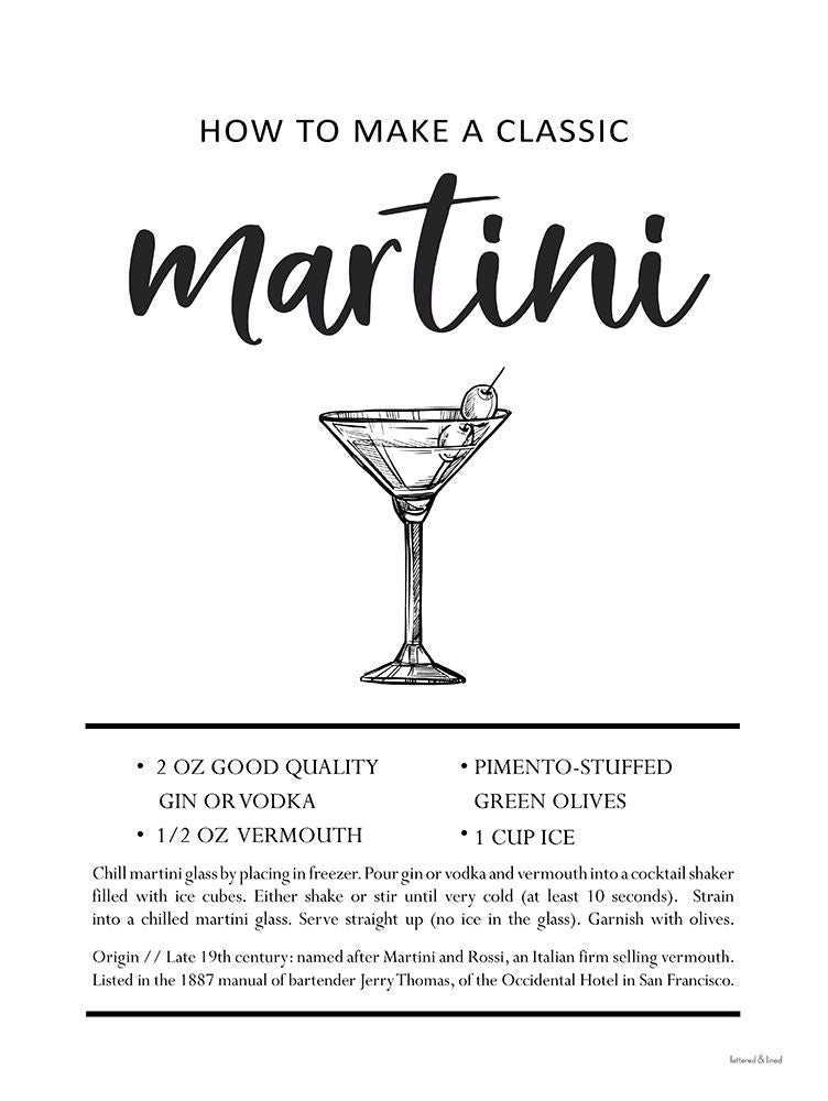 Martíni — Lettered And Lined