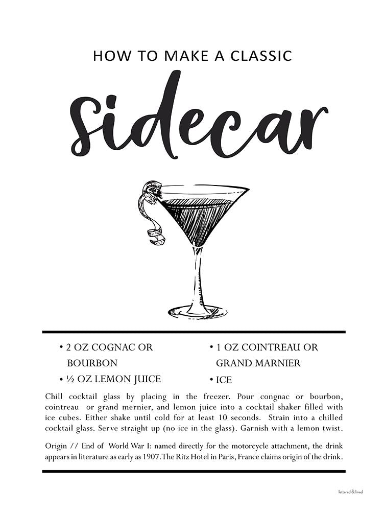Sidecar — Lettered And Lined