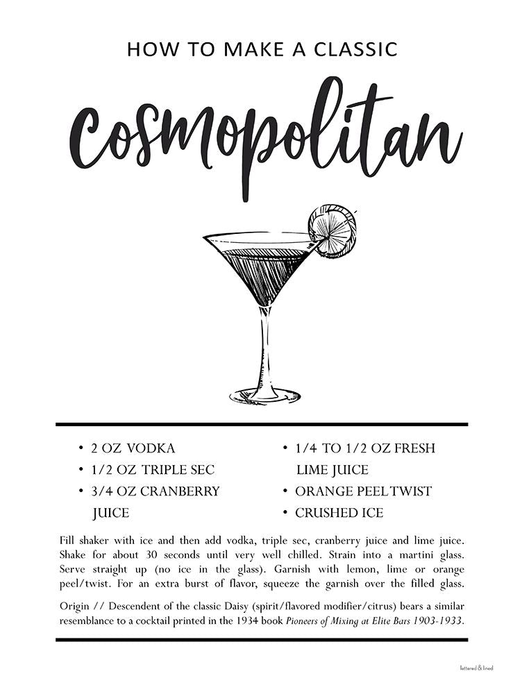 Cosmopolitan — Lettered And Lined