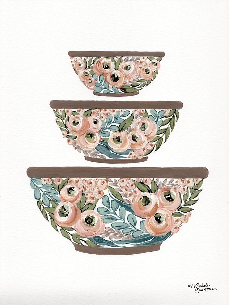 Tigelas Florais — Norman, Michele
